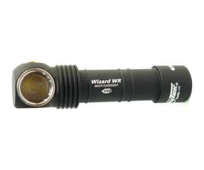 Фонарь налобный Armytek Wizard WR Magnet USB+18650 (красный-белый, 1300 лм)