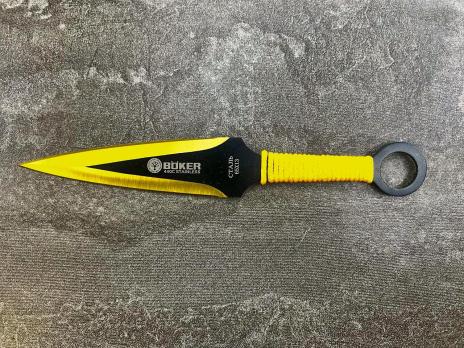 Набор метательных ножей Boker М819 3 ножа, жёлтый