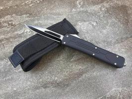 Фронтальный складной нож Microtech Elite E-1 Чёрный, Микротек Е 1