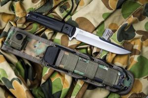 Тактический нож Kizlyar Supreme Alpha AUS-8 Stonewash