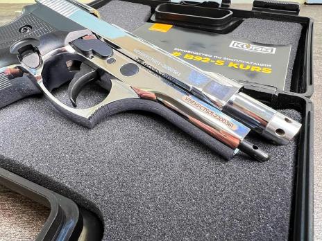 Сигнальный пистолет Kurs B92-S , хром