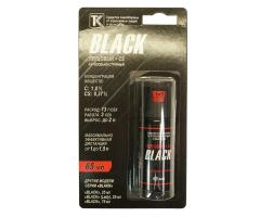 Перцовый баллончик Black 65 мл Аэрозольно-Струйный